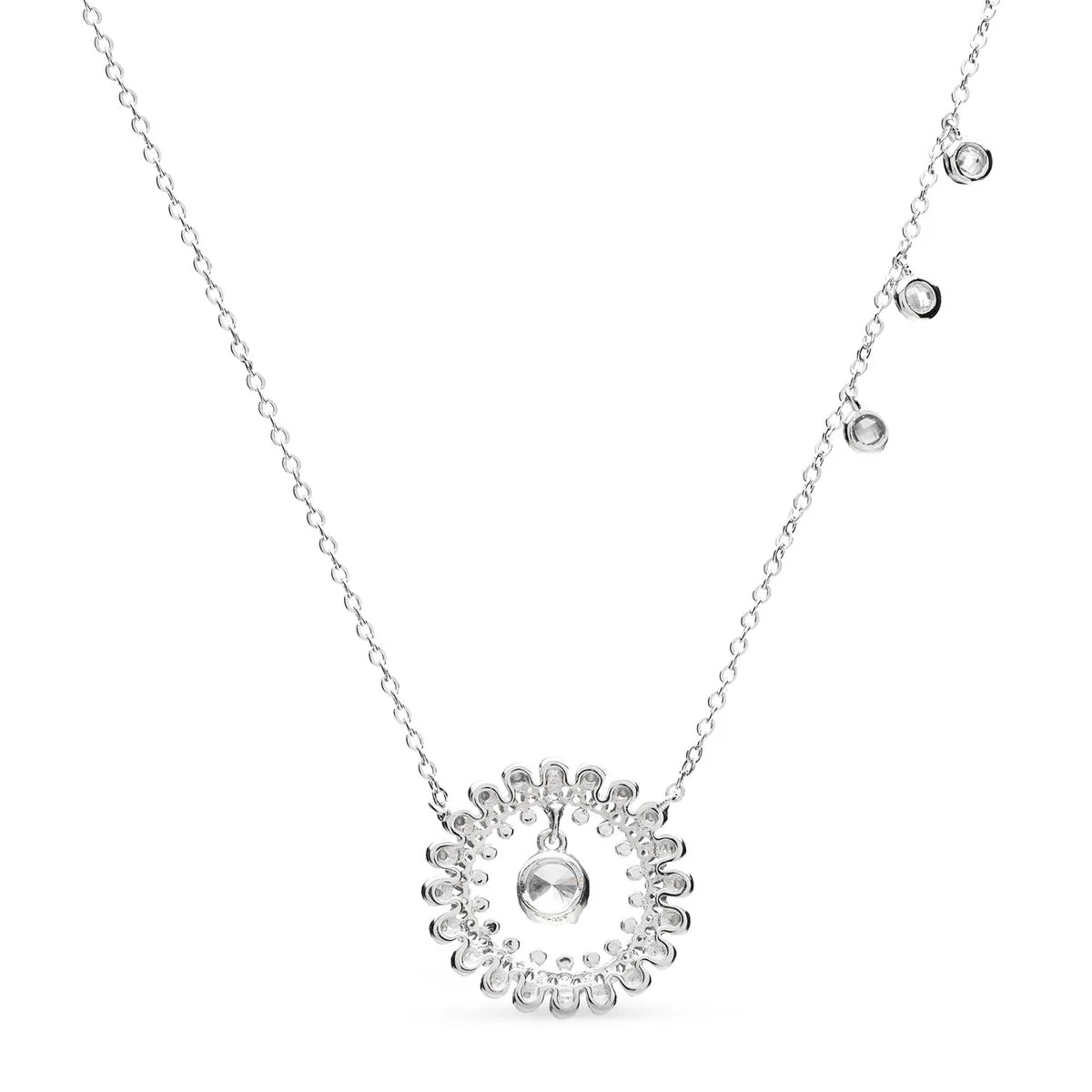Collar Ratrak Plata De Ley 925 - Ratrak BLANCO