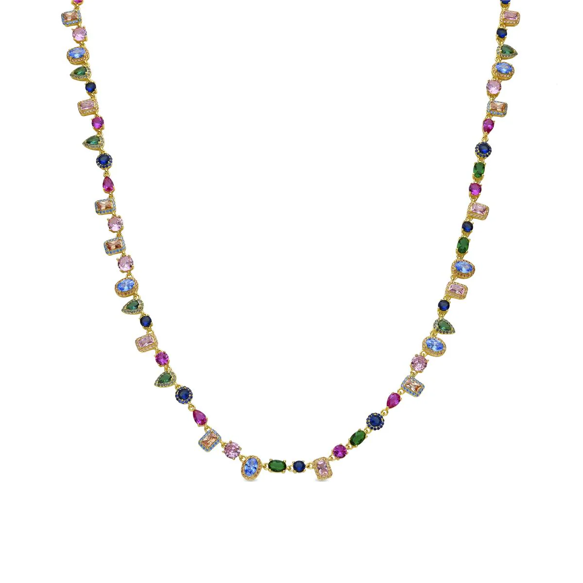 Collar Razih Plata de Ley 925 - Razih MULTICOLOR