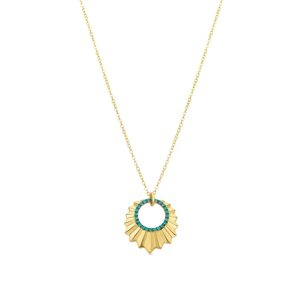 Collar Reail acabado en oro 18k - Reail VERDE