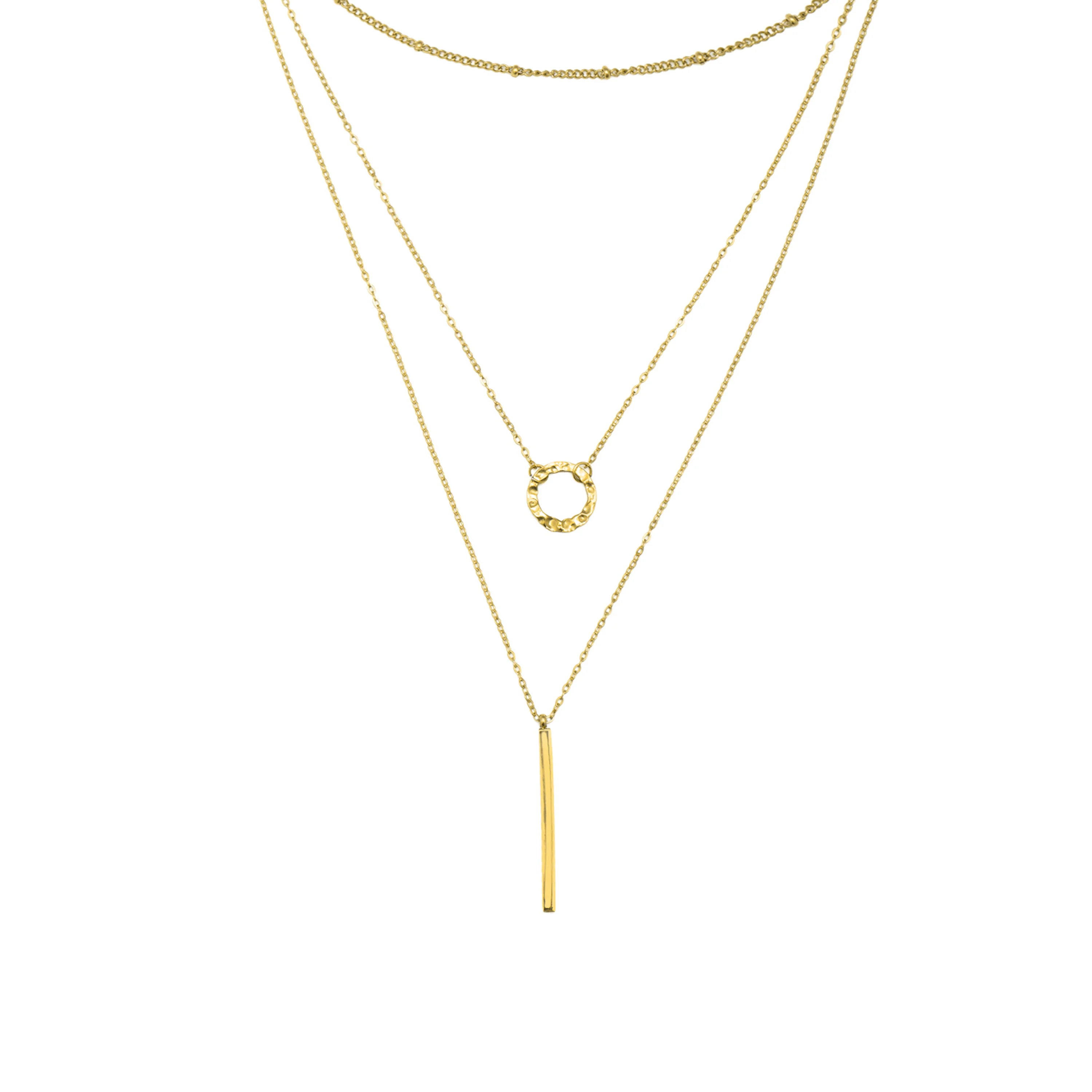 Collar acabado en oro amarillo 18k - Rewary