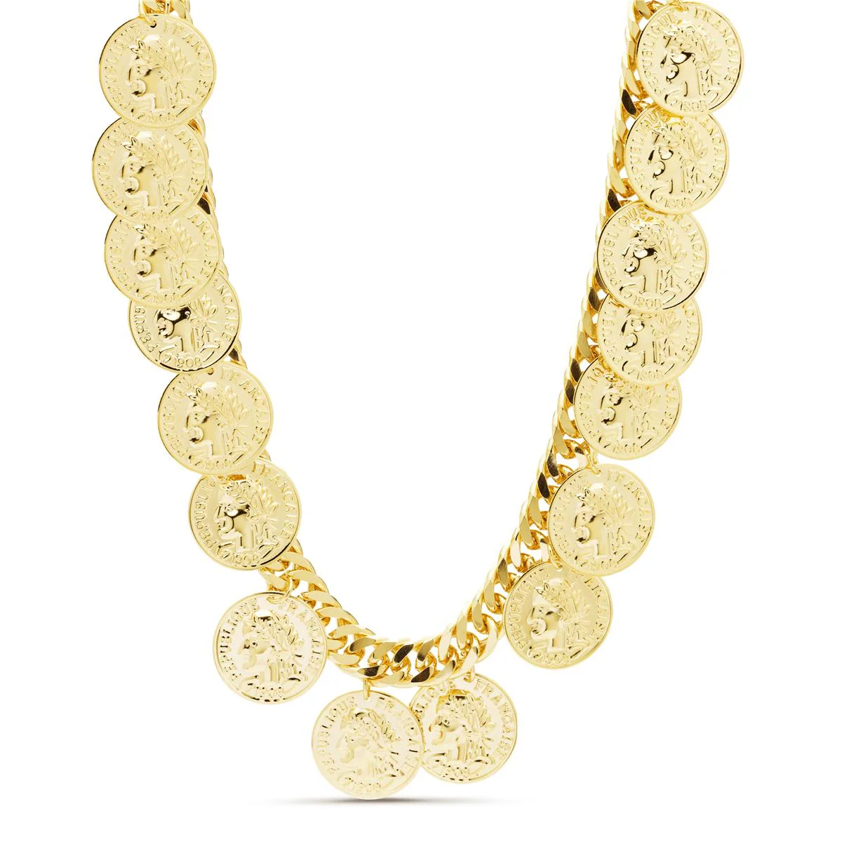 Collar Richjen acabado en Oro Amarillo de 18 Kts - Richjen AMARILLO