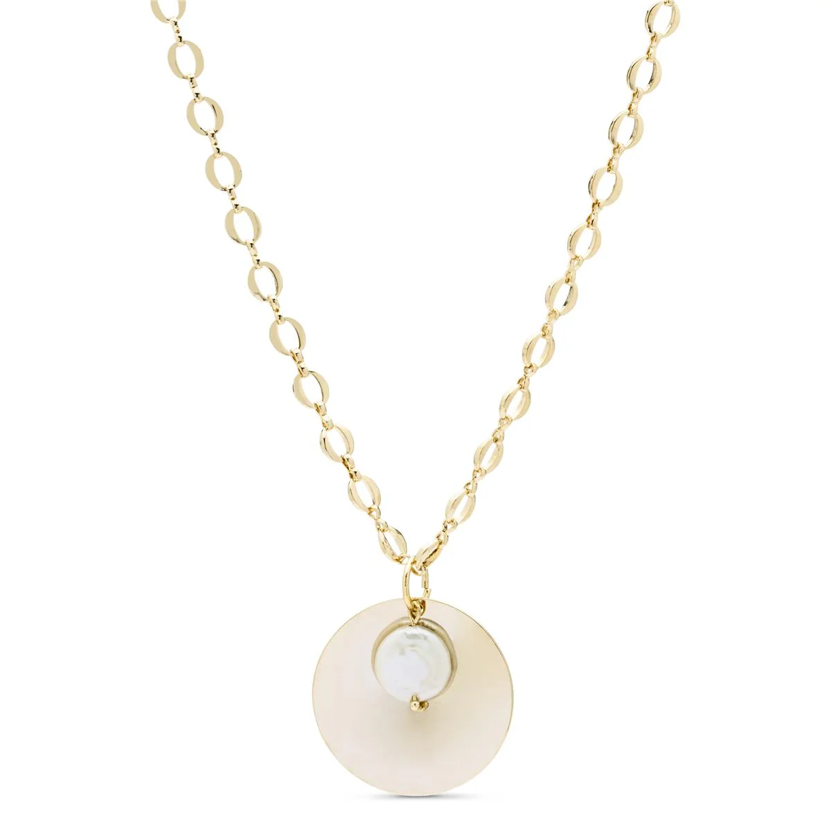 Collar Riclett acabado en Oro Amarillo de 18 Kts - Riclett BLANCO