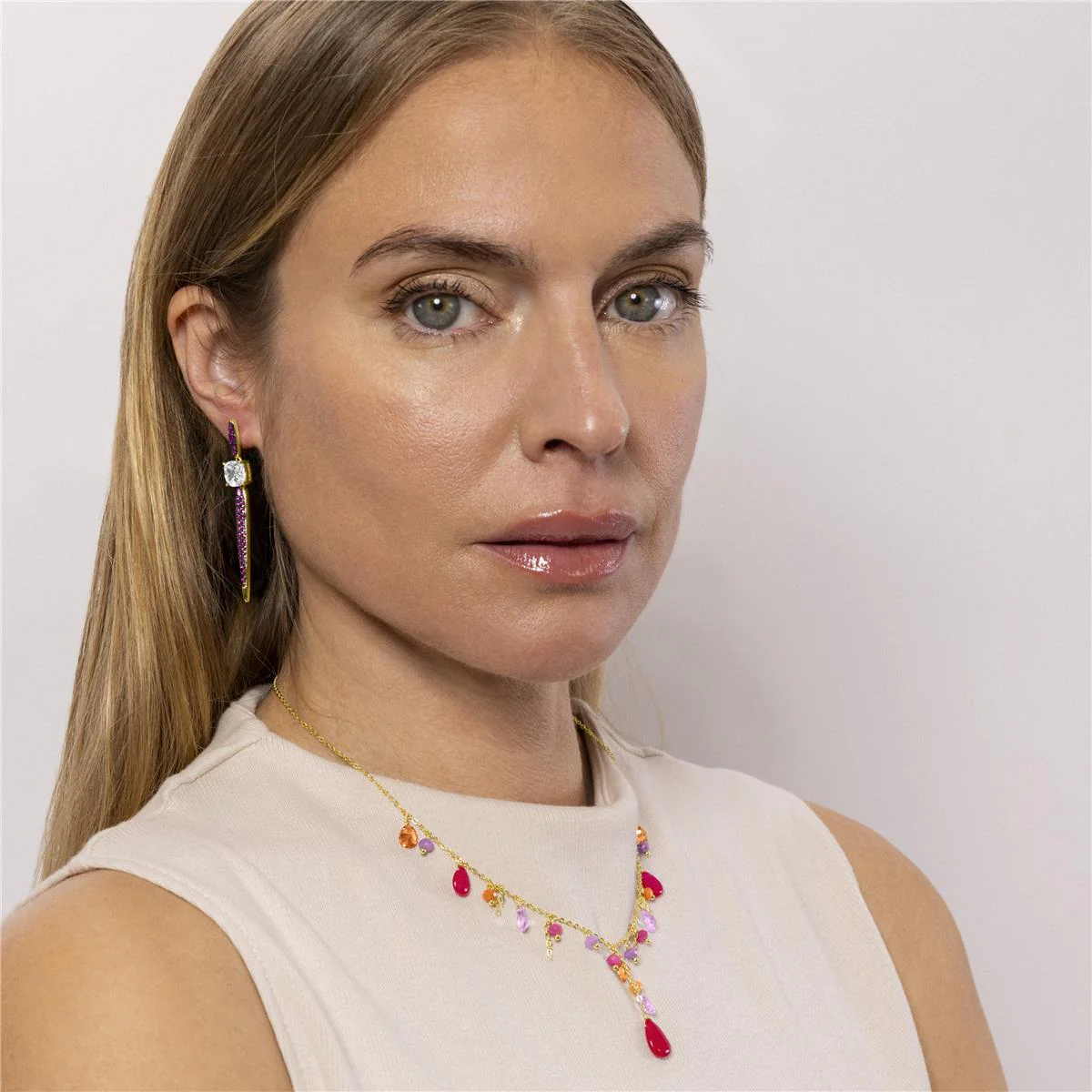 Collar Rioka Plata de Ley 925 - Rioka ROSA - Image 3