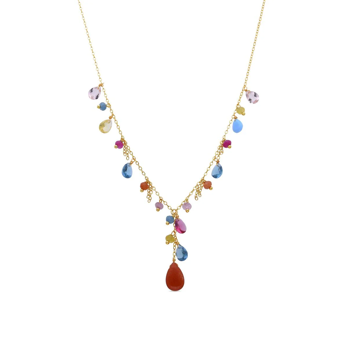 Collar Rioka Plata de Ley 925 - Rioka MULTICOLOR