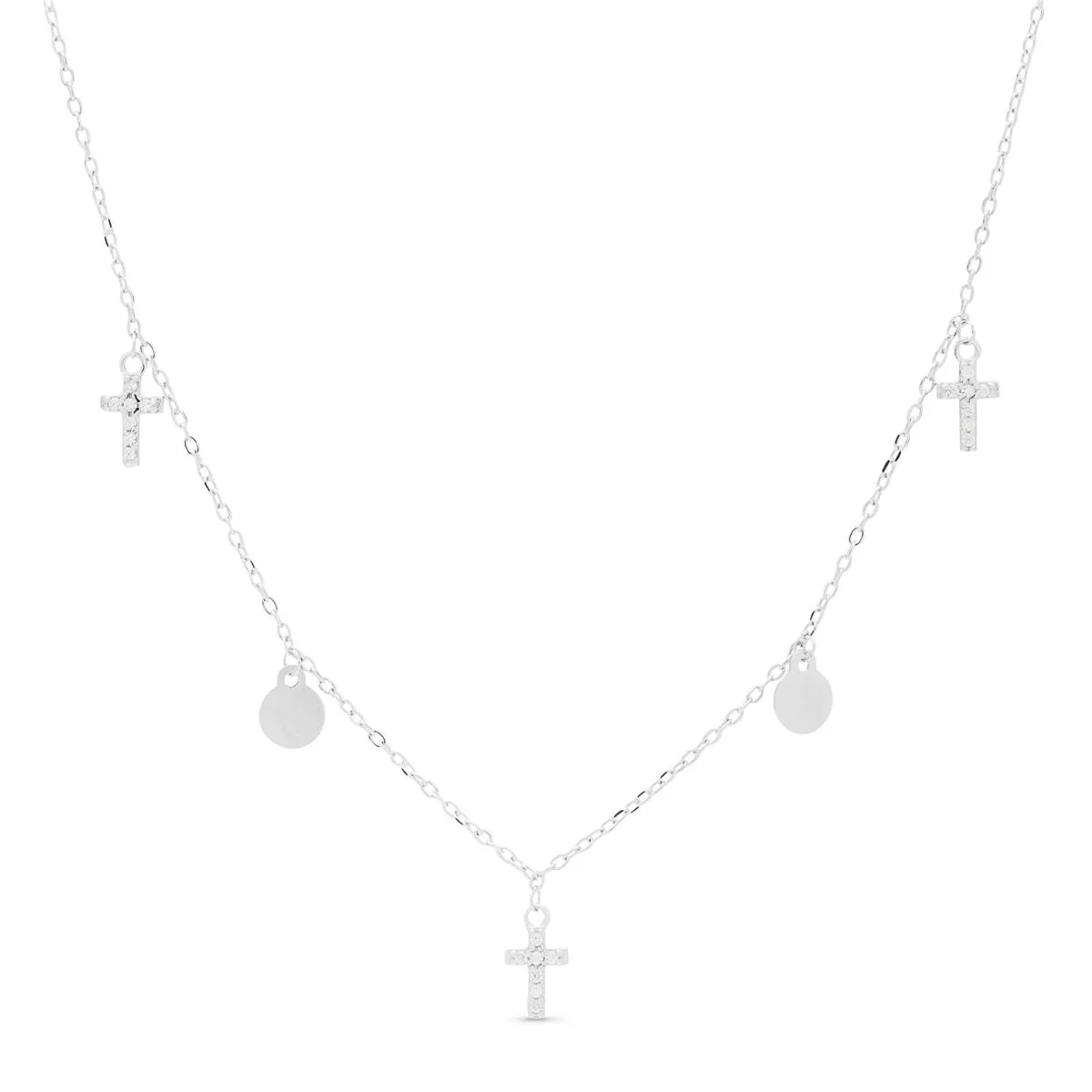 Collar Roceo Plata De Ley 925 - Roceo BLANCO