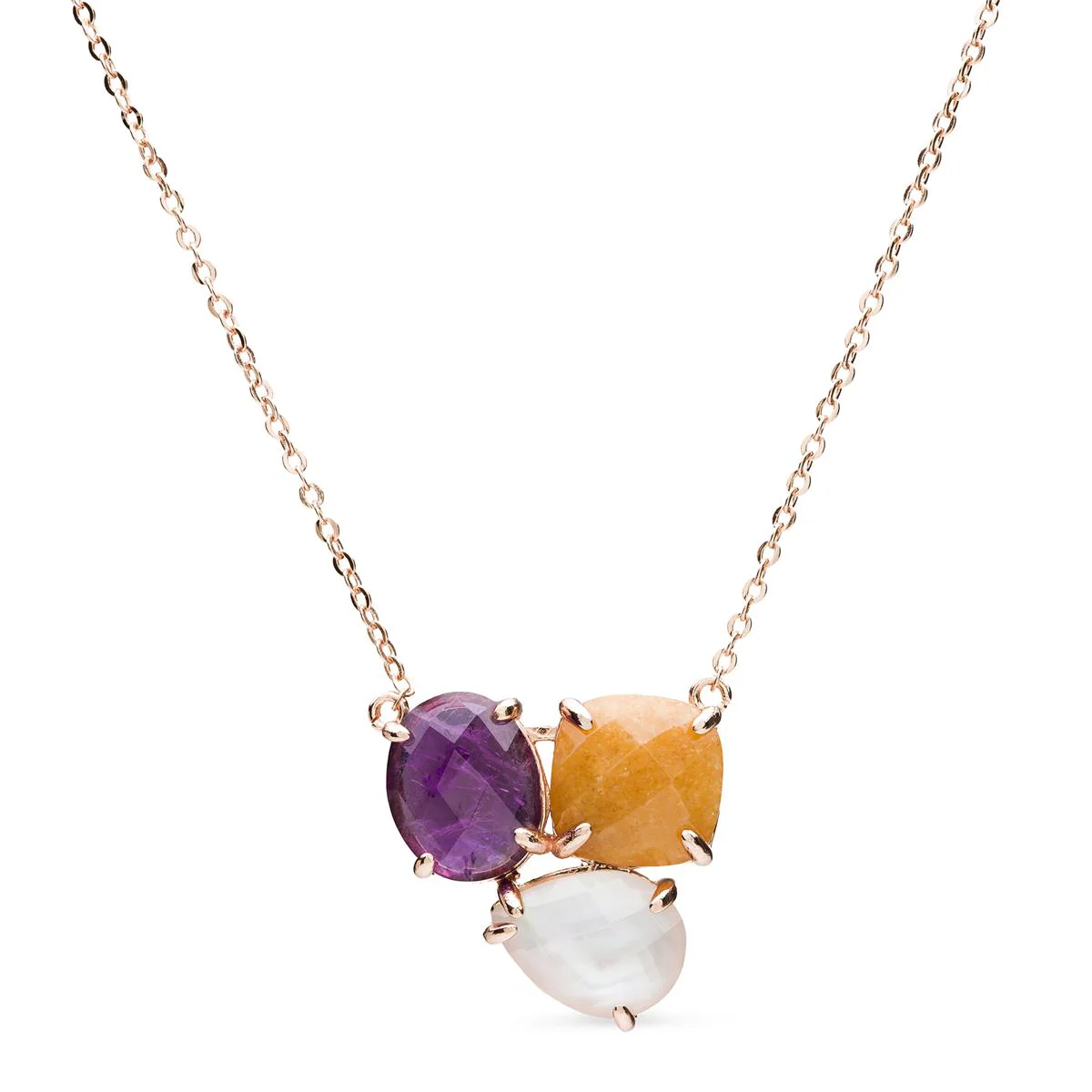 Collar Romir Plata De Ley 925 - Romir MULTICOLOR