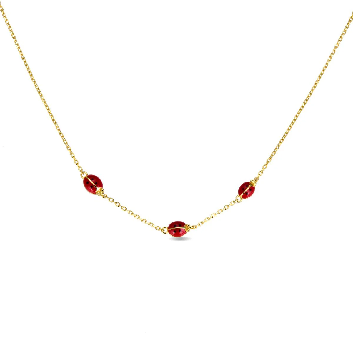 Collar Rowen Plata De Ley 925 - Rowen ROJO