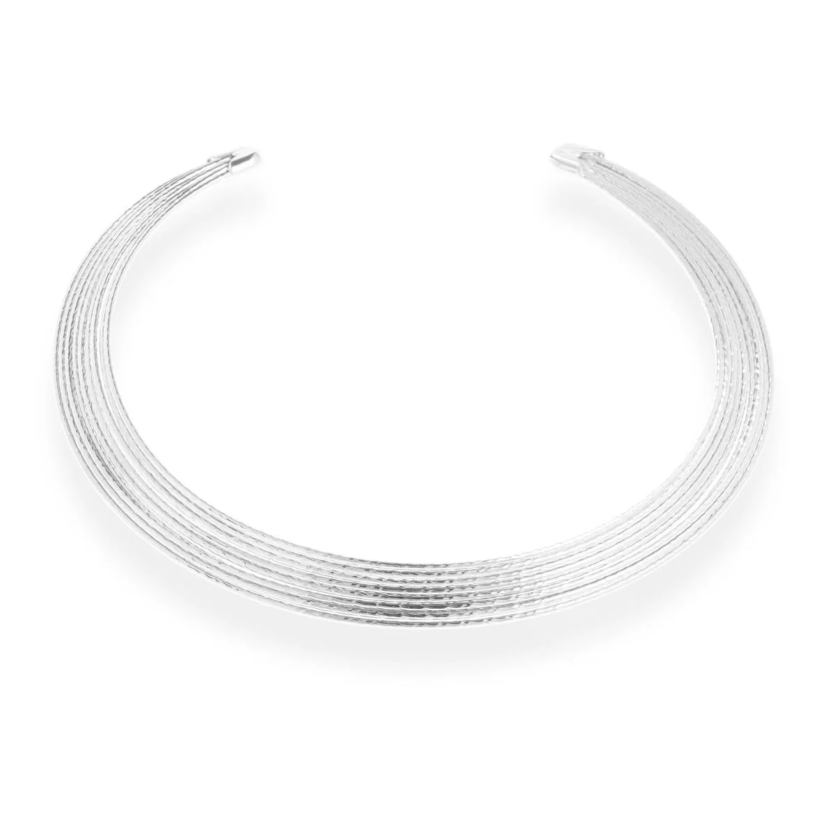 Collar Saans acabado en Rodio - Saans GRIS