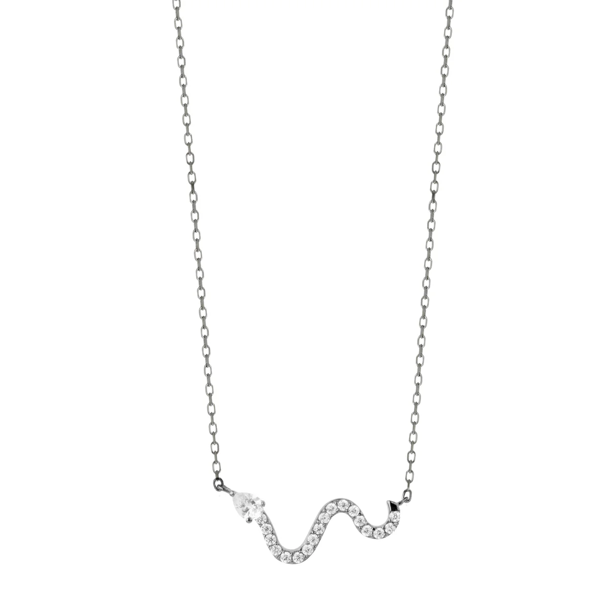 Collar Saber Plata De Ley 925 - Saber BLANCO
