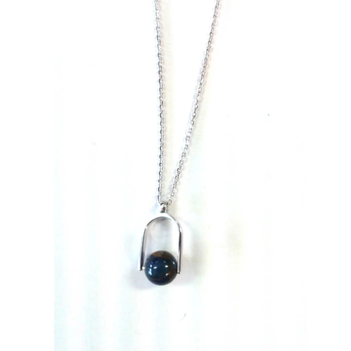 Collar Luxenter acabado en Rodio - Seine AZUL