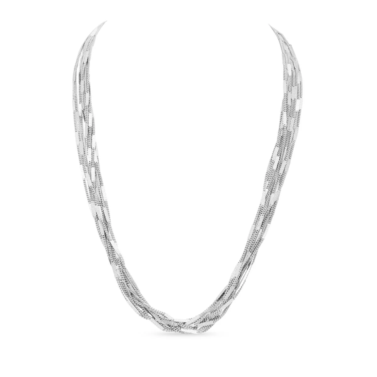 Collar Senkh acabado en Rodio - Senkh GRIS