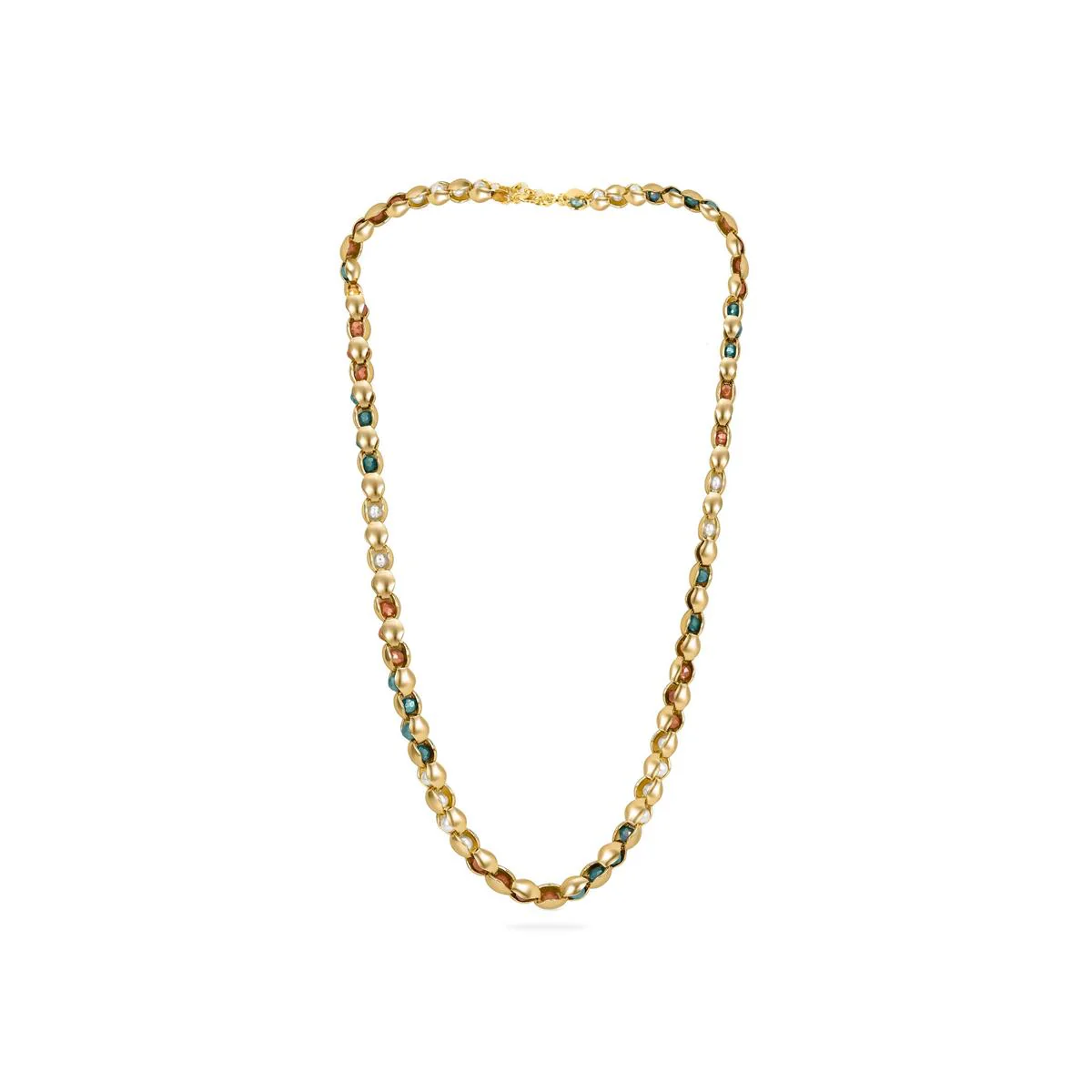 Collar Seri acabado en oro amarillo de 18kts - Seri MULTICOLOR - Image 2