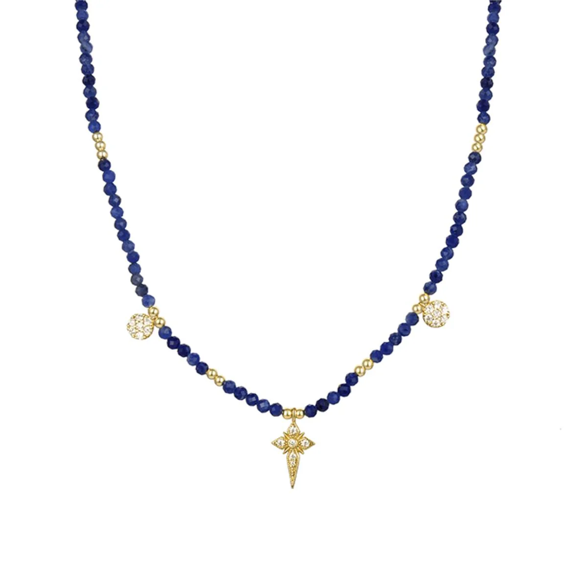 Collar Shato Plata De Ley 925 - Shato AZUL