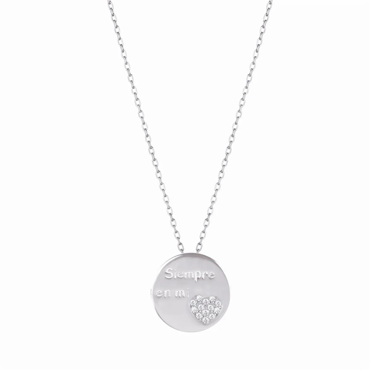 Collar Siempre Plata De Ley 925 - Siempre BLANCO