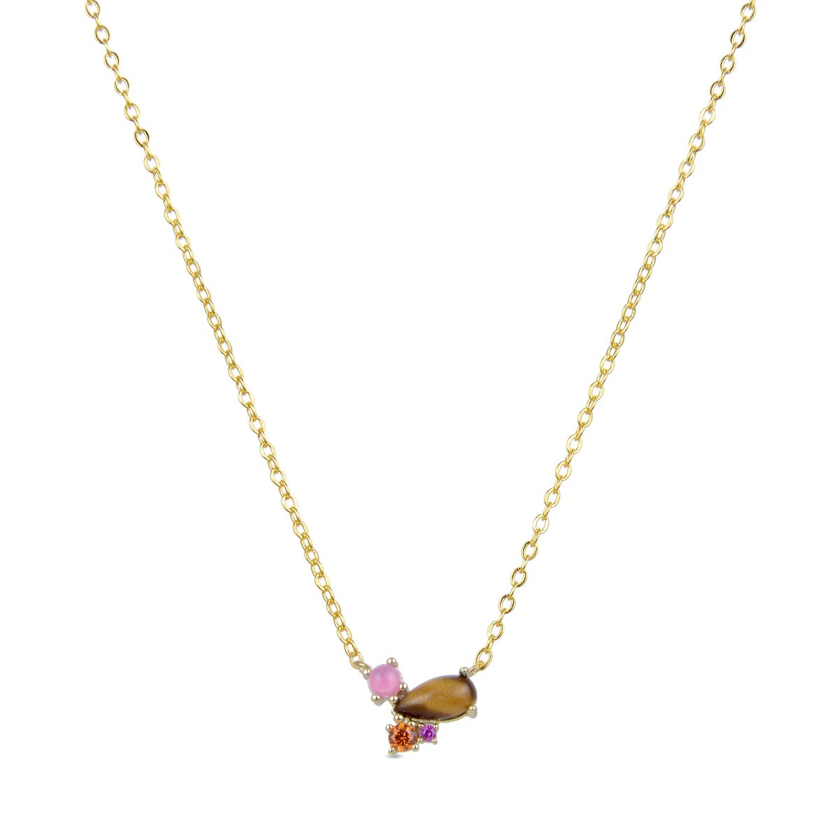 Collar Simly Plata De Ley 925 - Simly MARRON