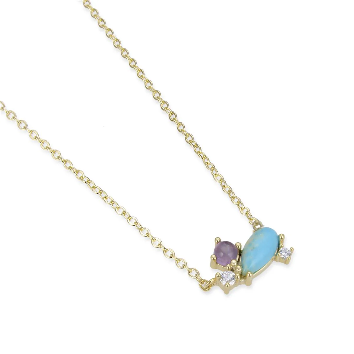 Collar Simly Plata De Ley 925 - Simly AZUL - Image 3