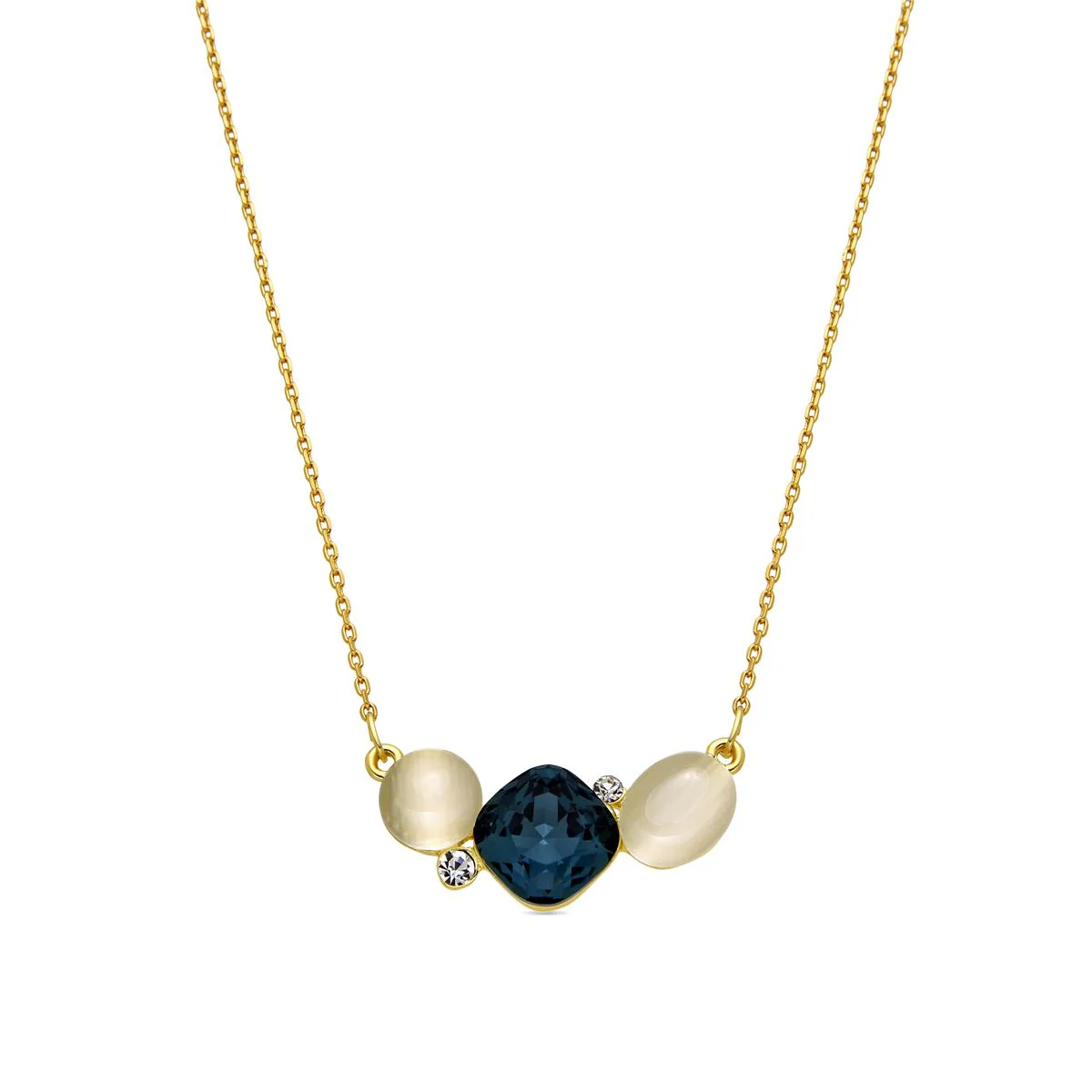 Collar Sitla acabado oro 18k - Sitla BLANCO