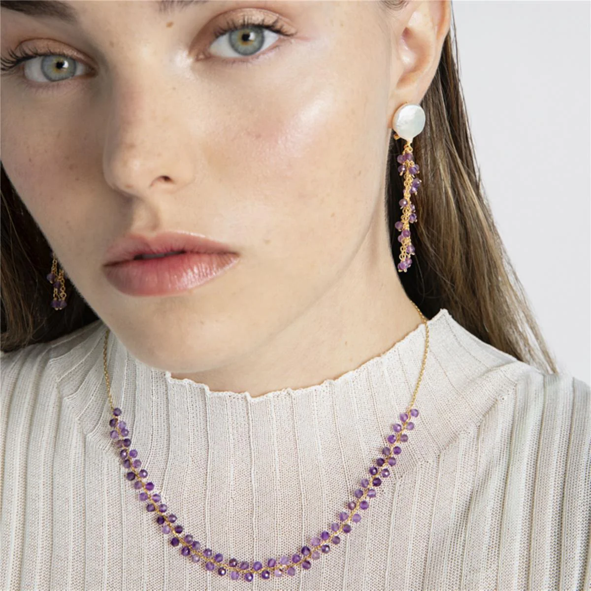 Collar Stye Plata De Ley 925 - Stye MORADO - Image 5