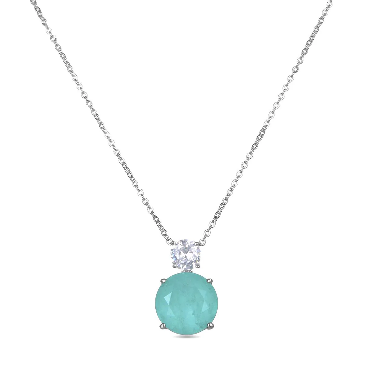 Collar Sucrow Plata De Ley 925 - Sucrow VERDE