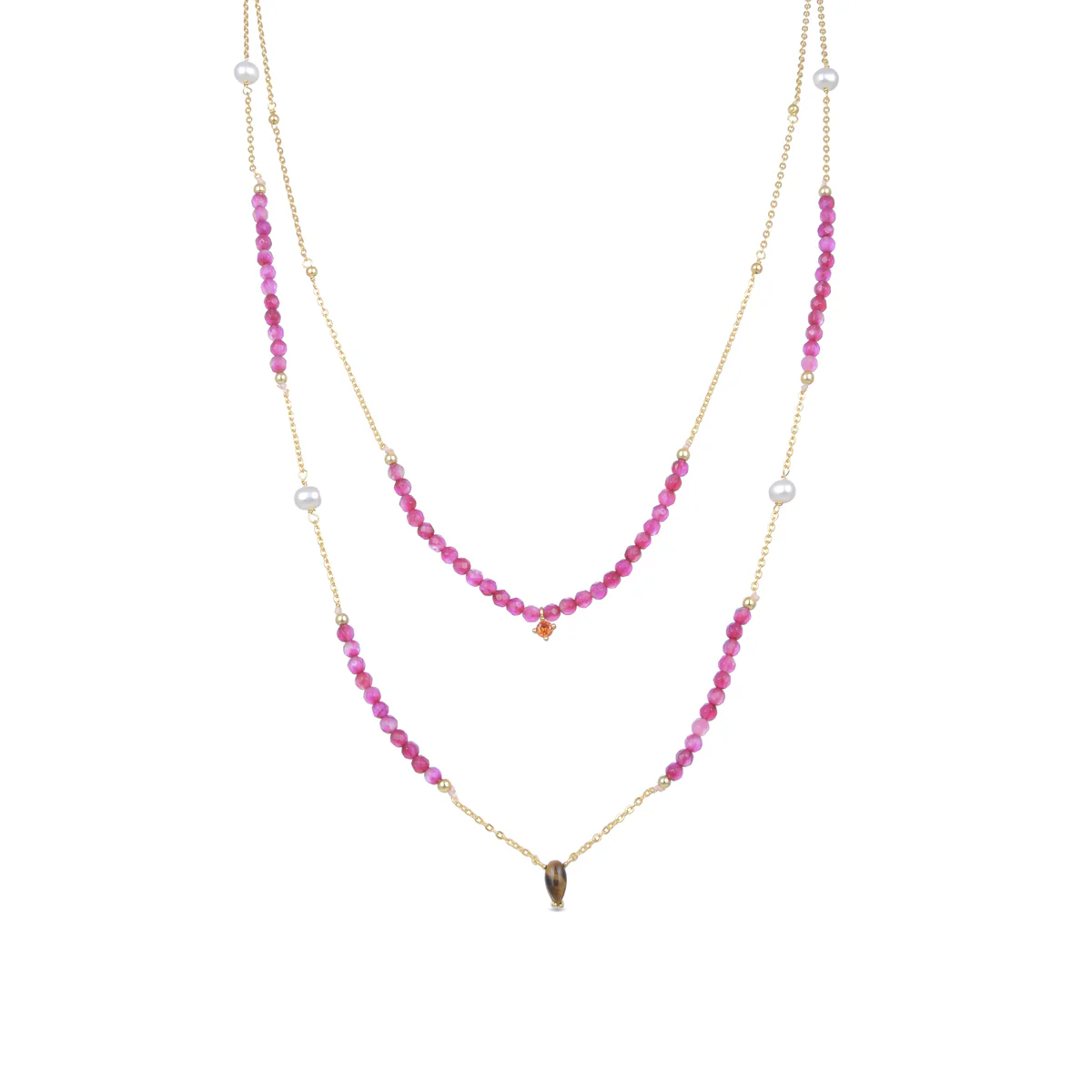 Collar Sulich Plata De Ley 925 - Sulich MARRON