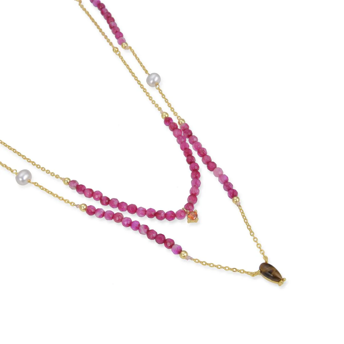 Collar Sulich Plata De Ley 925 - Sulich MARRON - Image 3