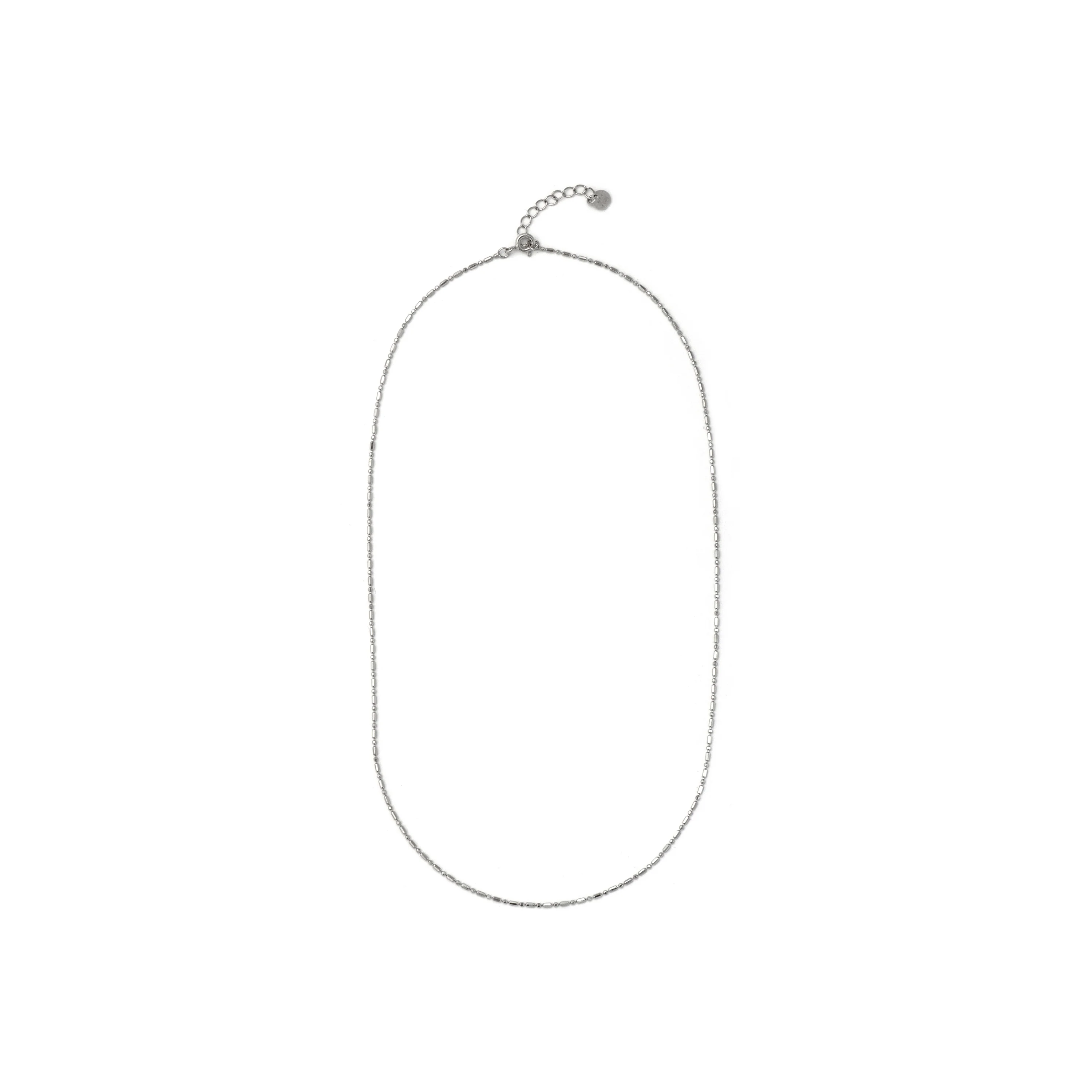 Cadena de 42cm de Plata de Ley 925 acabado en rodio - Sumga - Image 3