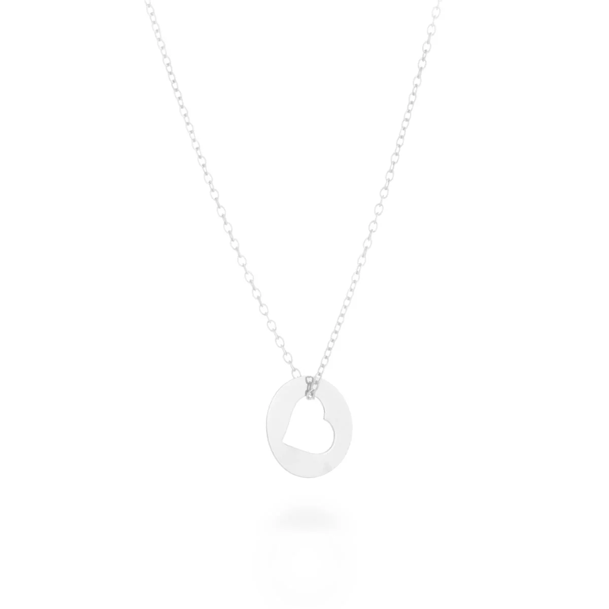 Collar Sweetheart Plata De Ley 925 - Sweetheart GRIS