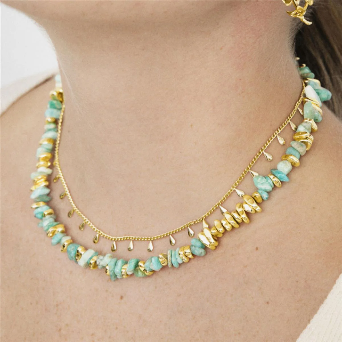 Collar Sygo acabado en Oro Amarillo De 18 Quilates - Sygo MULTICOLOR - Image 4
