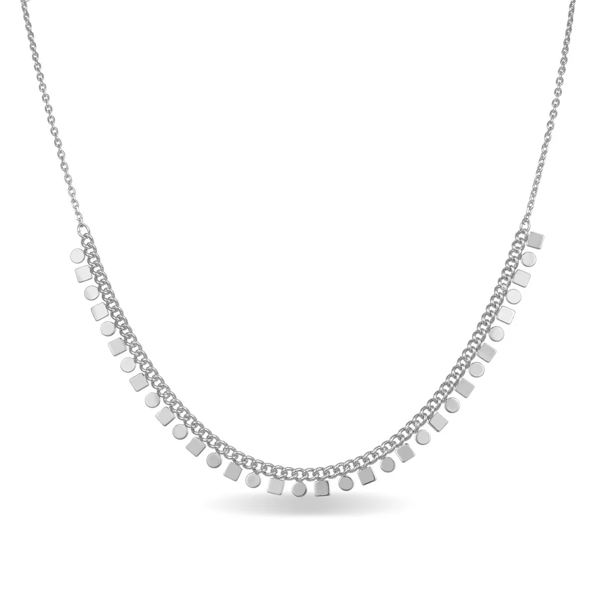 Collar Syrin acabado en Rodio - Syrin GRIS