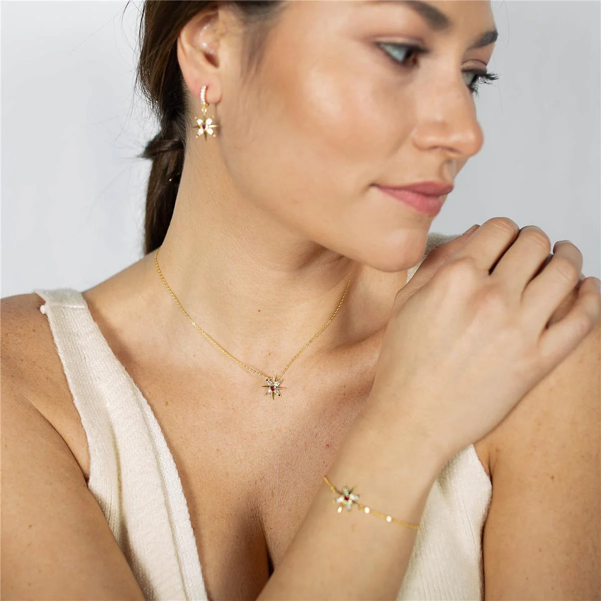 Collar Syrys Plata De Ley 925 - Syrys MULTICOLOR - Image 4