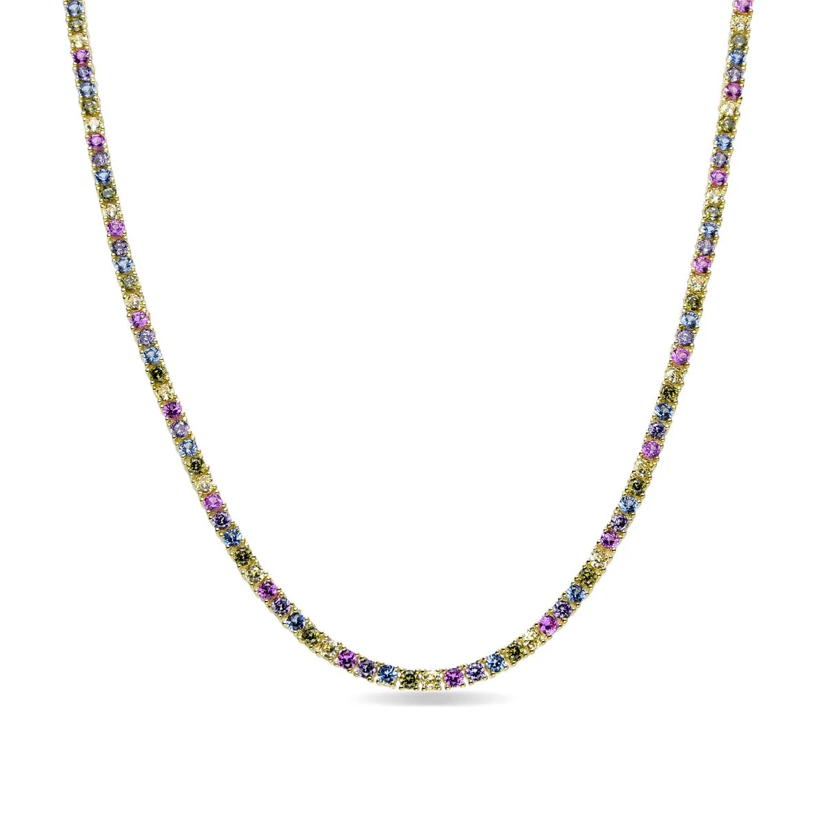 Collar Tahu Plata de Ley 925 - Tahu MULTICOLOR