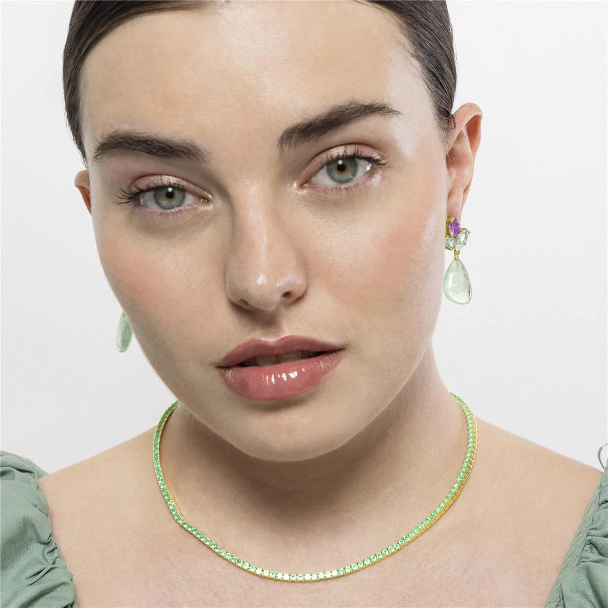 Collar Tahu Plata de Ley 925 - Tahu VERDE - Image 2