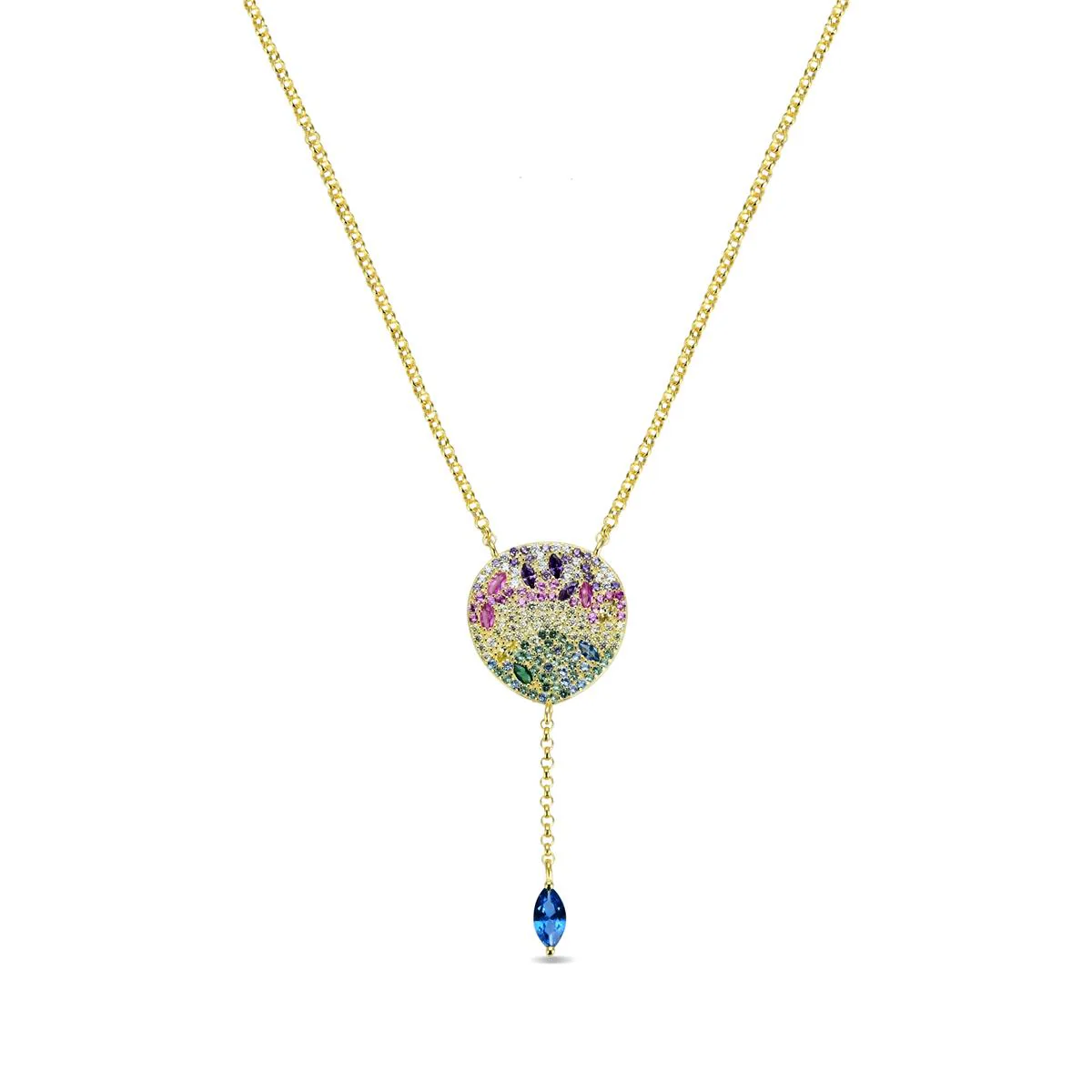 Collar Thallik Plata De Ley 925 - Thallik MULTICOLOR