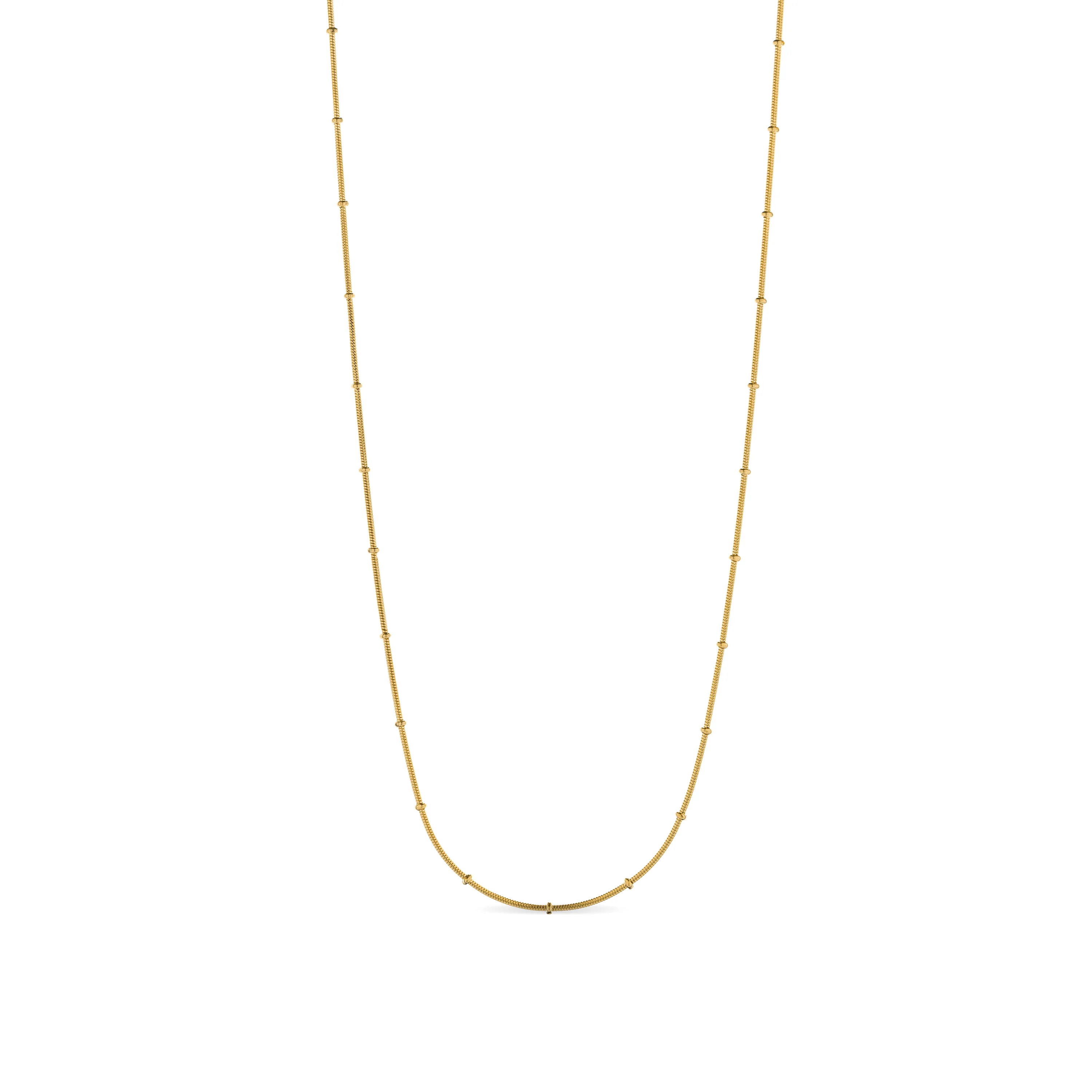 Collar de 45cm acabado en Oro Amarillo de 18K - Thapai