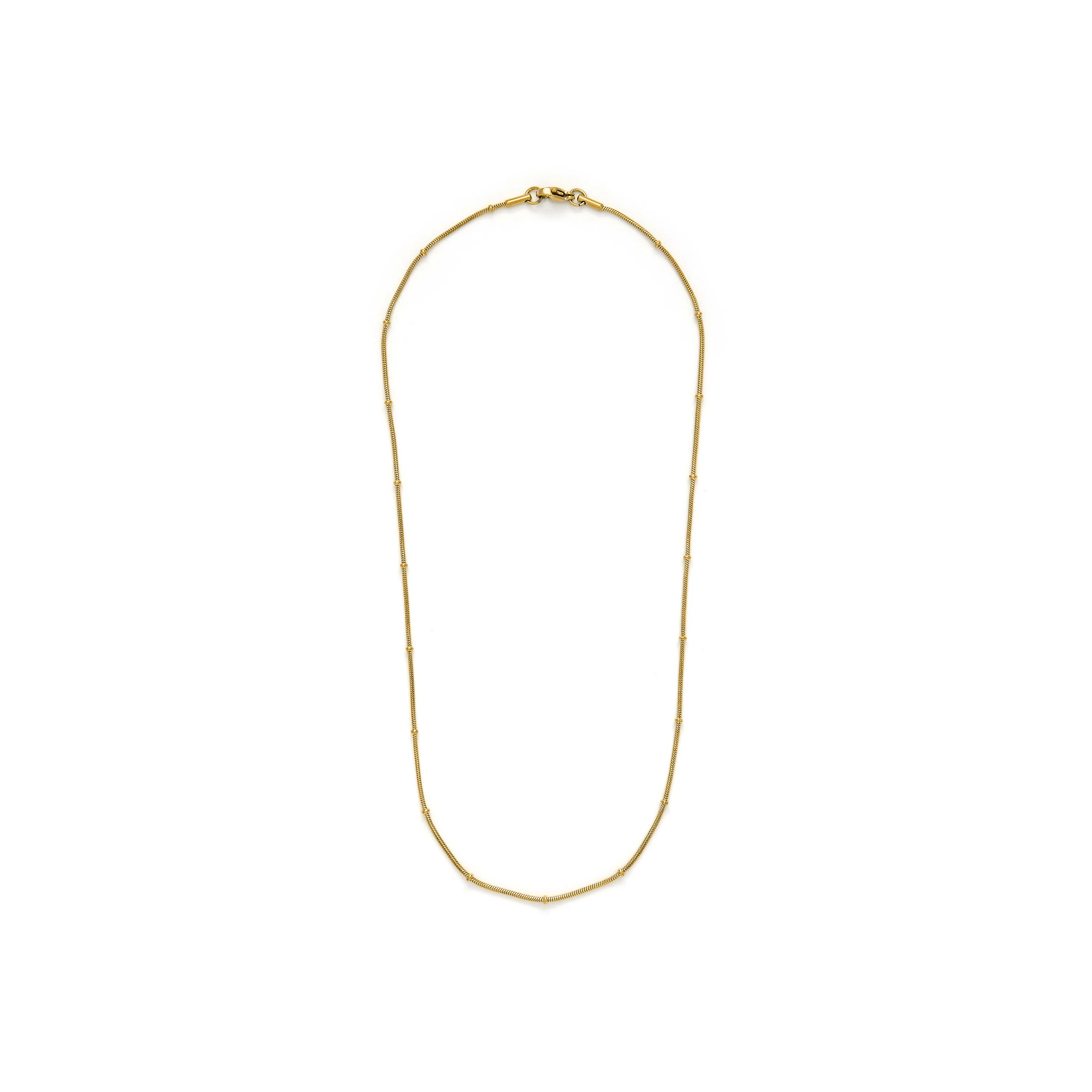 Collar de 45cm acabado en Oro Amarillo de 18K - Thapai - Image 3