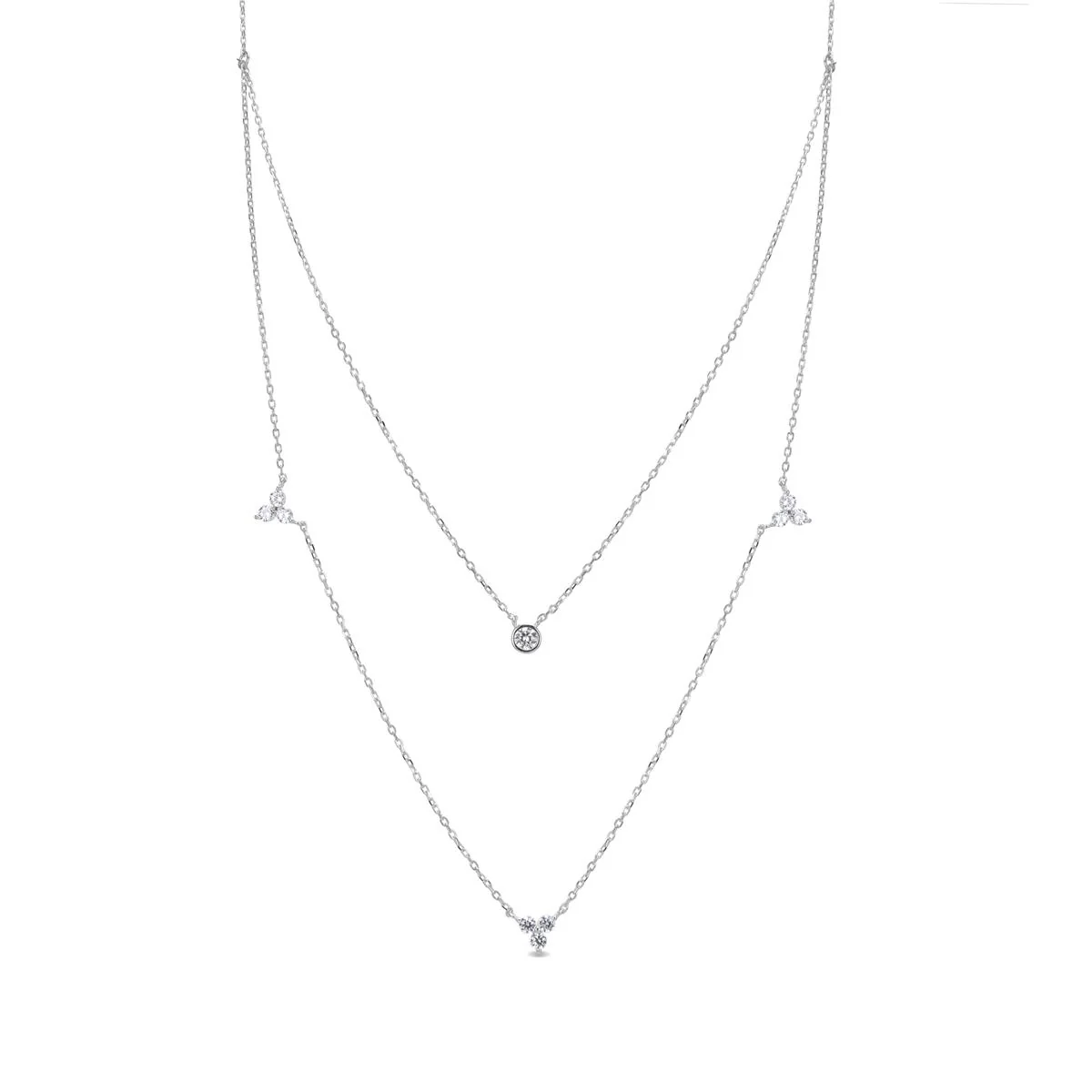 Collar Tilen Plata De Ley 925 - Tilen BLANCO