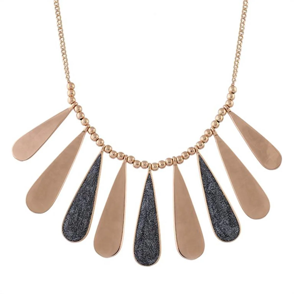 Collar Tilo acabado en Oro Rosa De 18 Quilates - Tilo GRIS