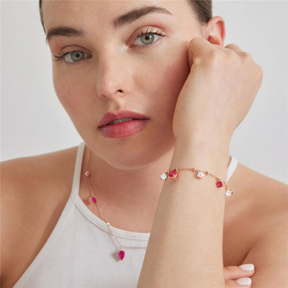 Collar Tyfara Plata De Ley 925 - Tyfara ROSA - Image 3