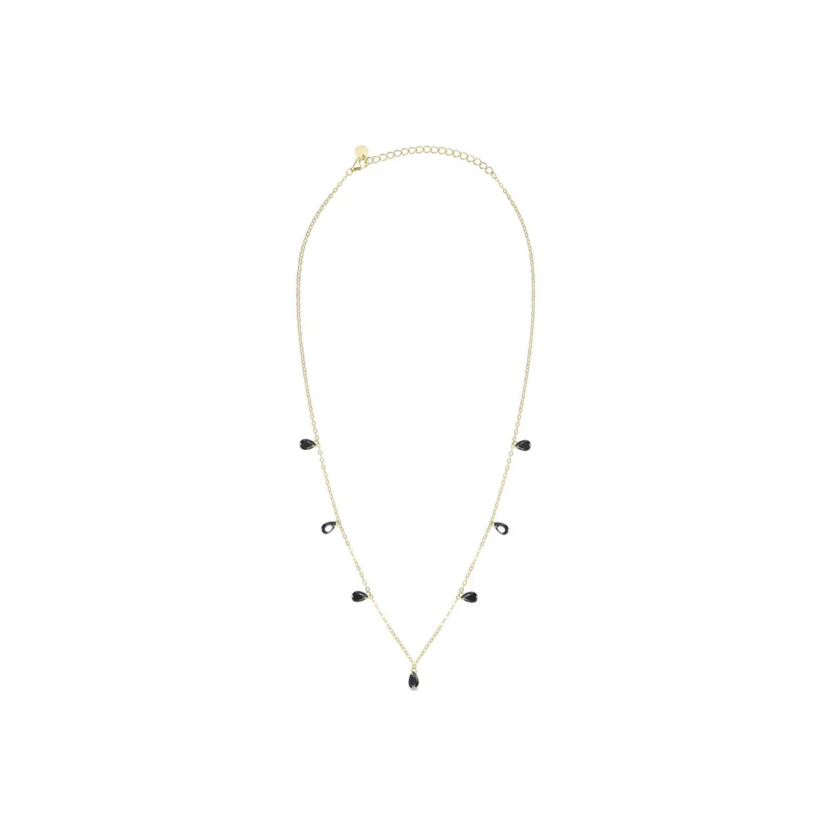 Collar Ulkon Plata De Ley 925 - Ulkon NEGRO - Image 2