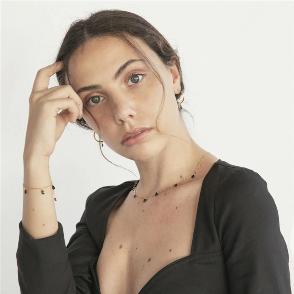 Collar Ulkon Plata De Ley 925 - Ulkon NEGRO - Image 5