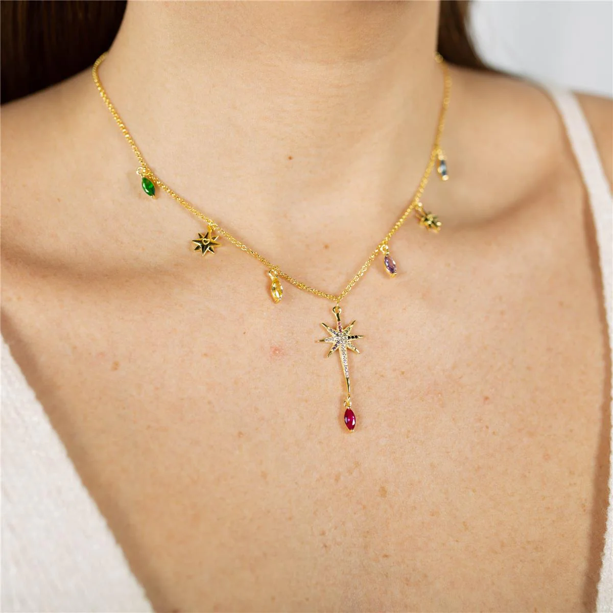 Collar Urkai Plata De Ley 925 - Urkai MULTICOLOR - Image 2
