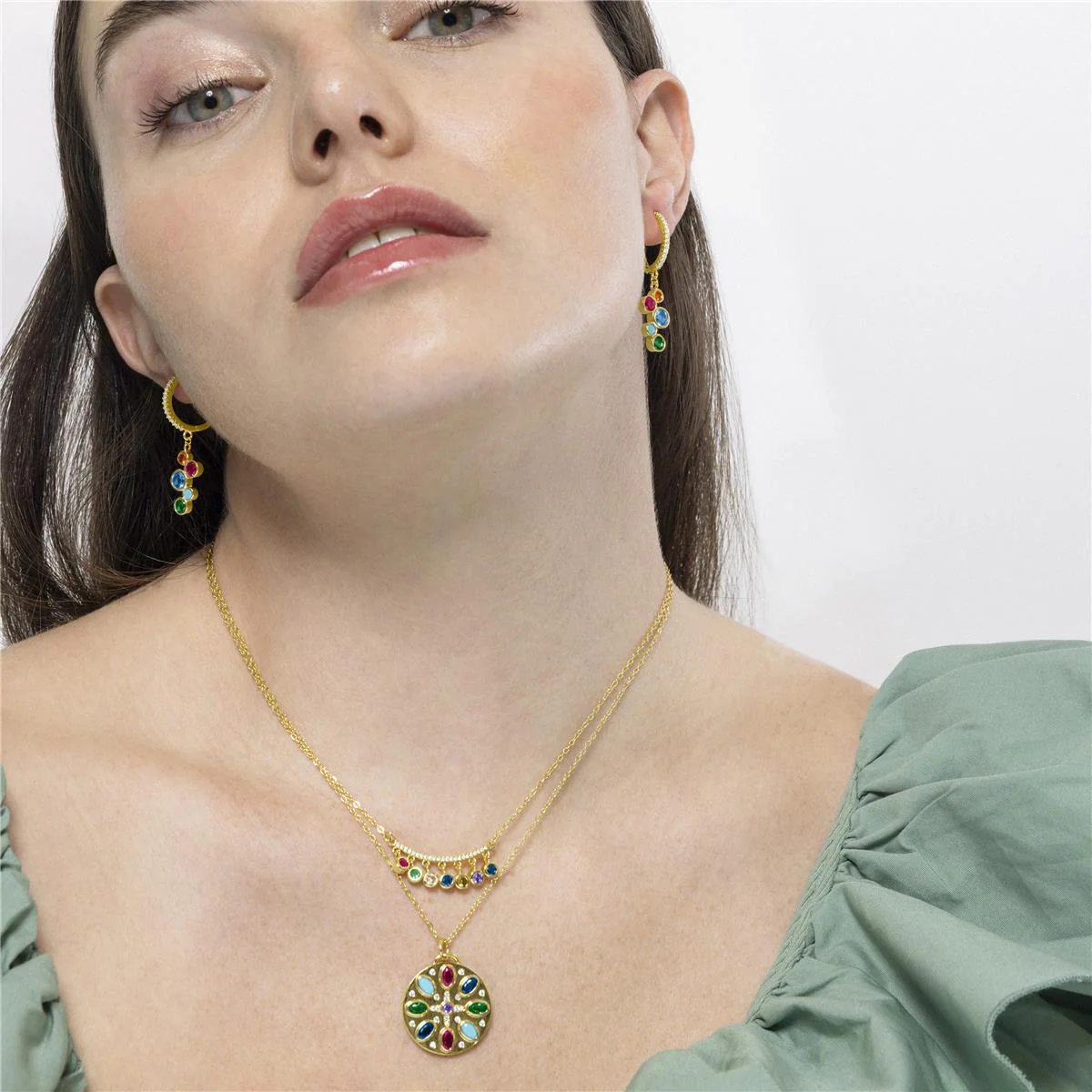 Collar Urye Plata de Ley 925 - Urye MULTICOLOR - Image 3