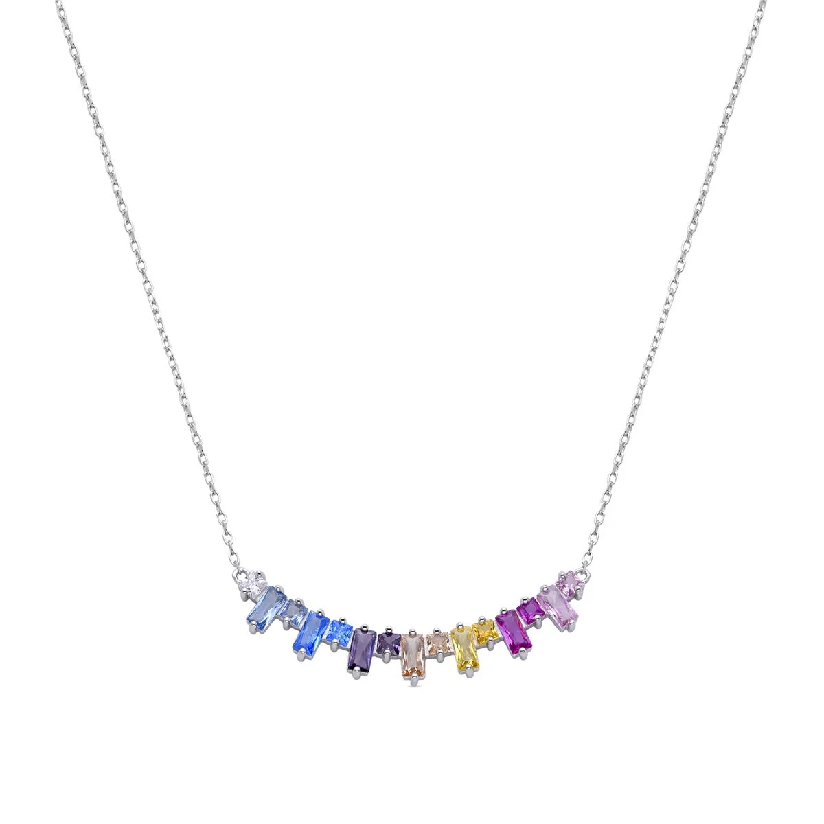 Collar Uryl Plata de Ley 925 - Uryl MULTICOLOR