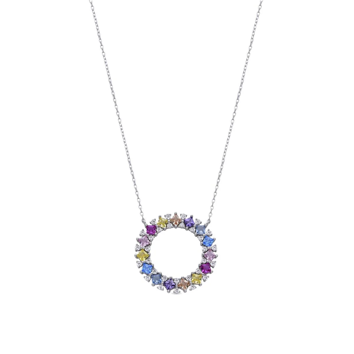 Collar Uryl Plata de Ley 925 - Uryl MULTICOLOR