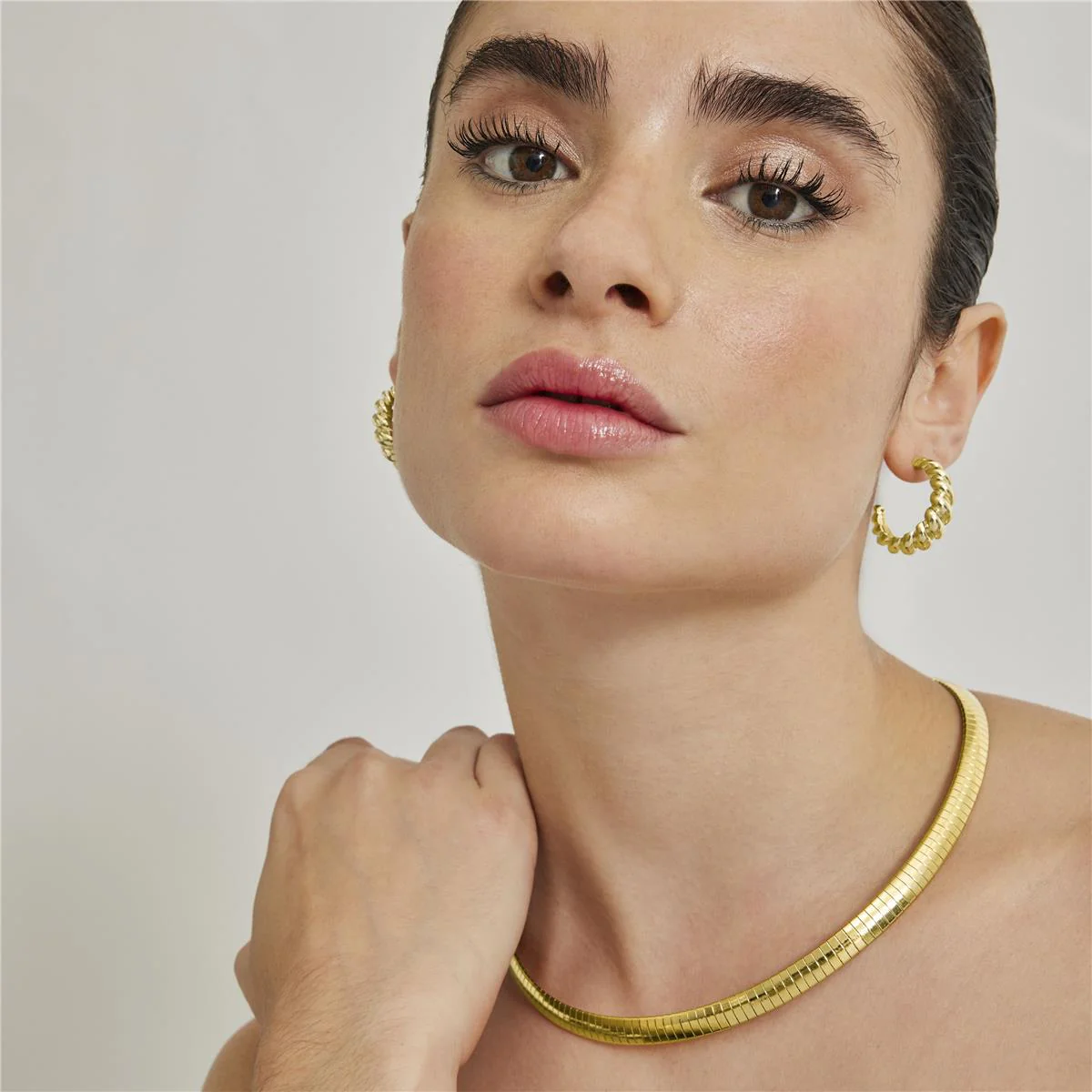 Collar Vaszu acabado oro 18k - 45cm - Vaszu AMARILLO - Image 3