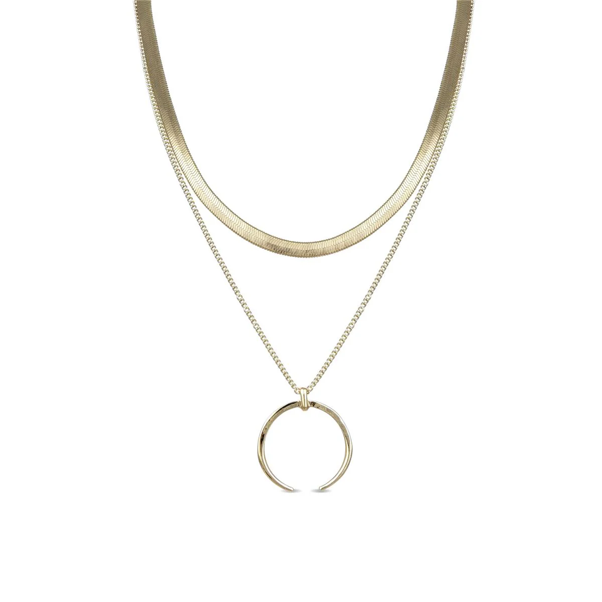 Collar Viakhi acabado en Oro Amarillo de 18 Kts - Viakhi AMARILLO