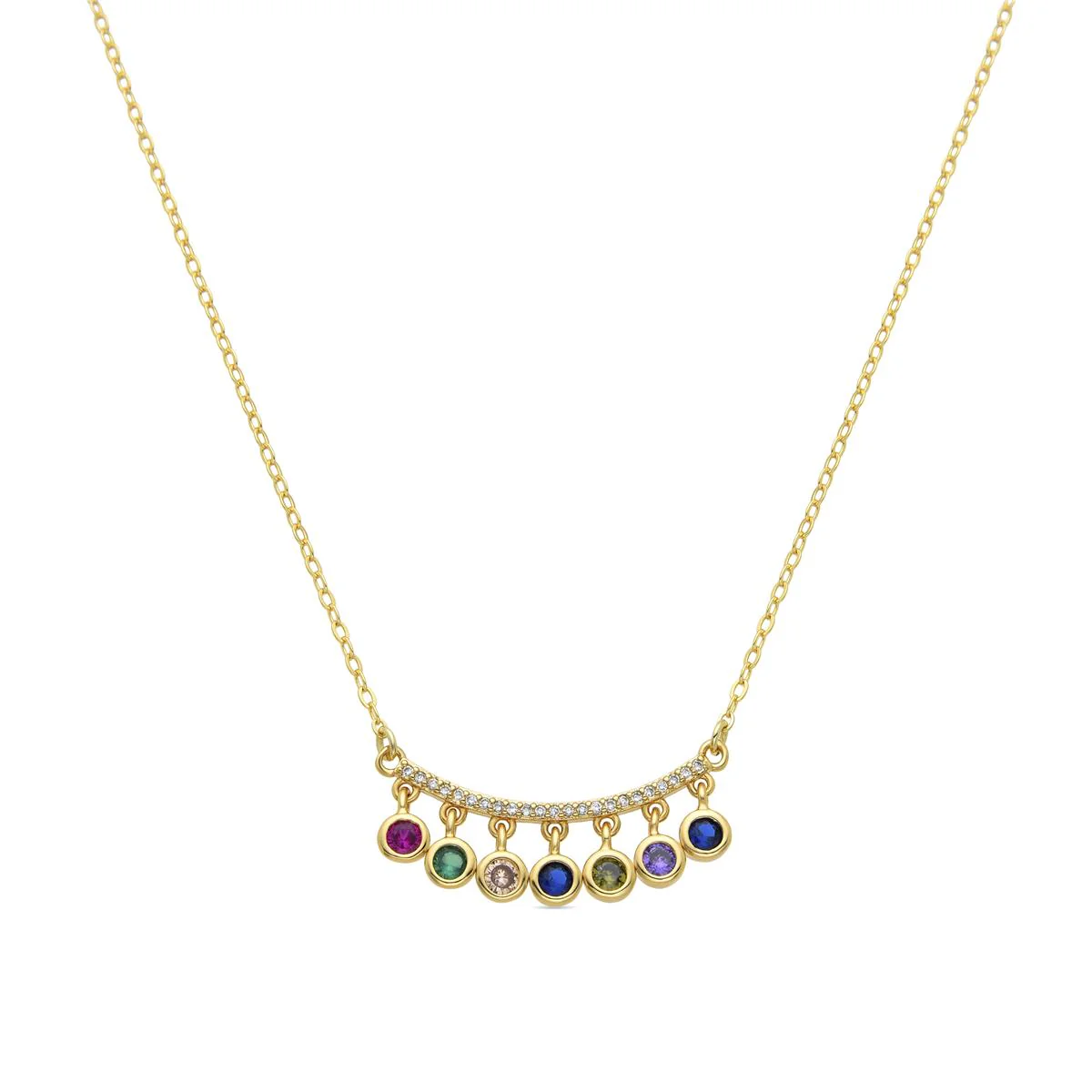 Collar Vithea Plata de Ley 925 - Vithea MULTICOLOR