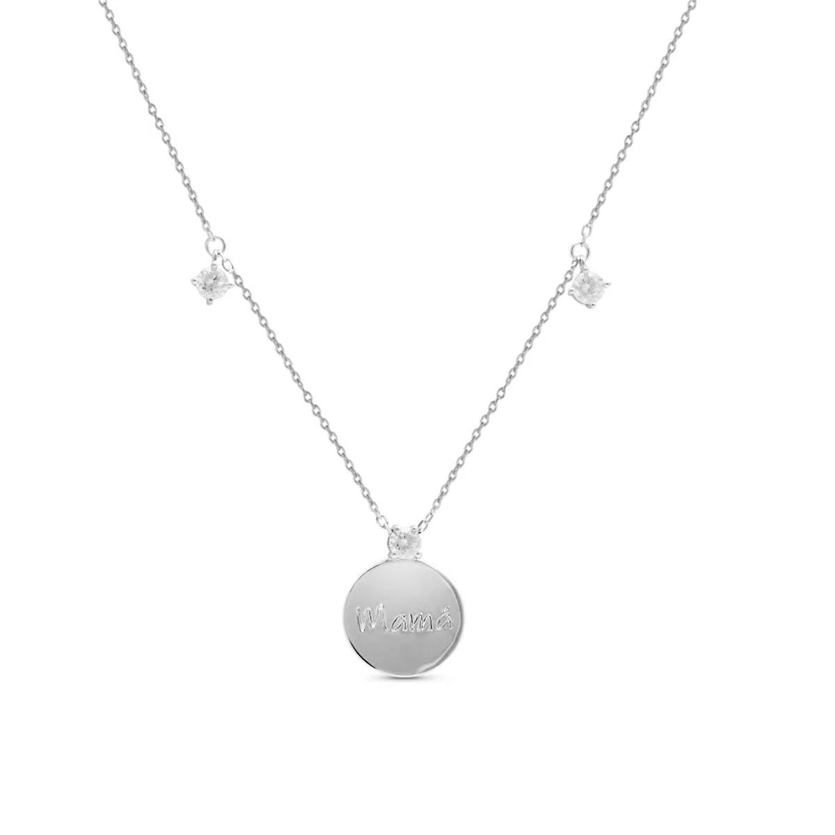 Collar Waeni Plata De Ley 925 - Waeni BLANCO