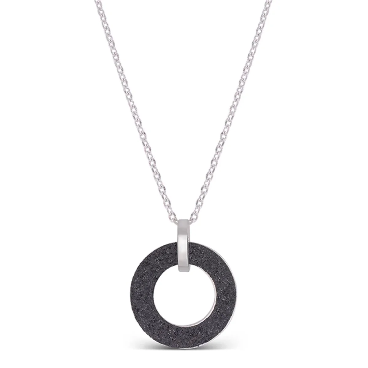 Collar Wandi acabado en Rodio - Wandi NEGRO