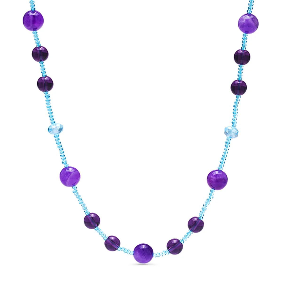 Collar Waru Azul y Morado CH - Waru MULTICOLOR